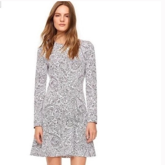 Tory Burch Dresses & Skirts - NWT Tory Burch Doodle Print Pima Cotton Dress size M, black & white